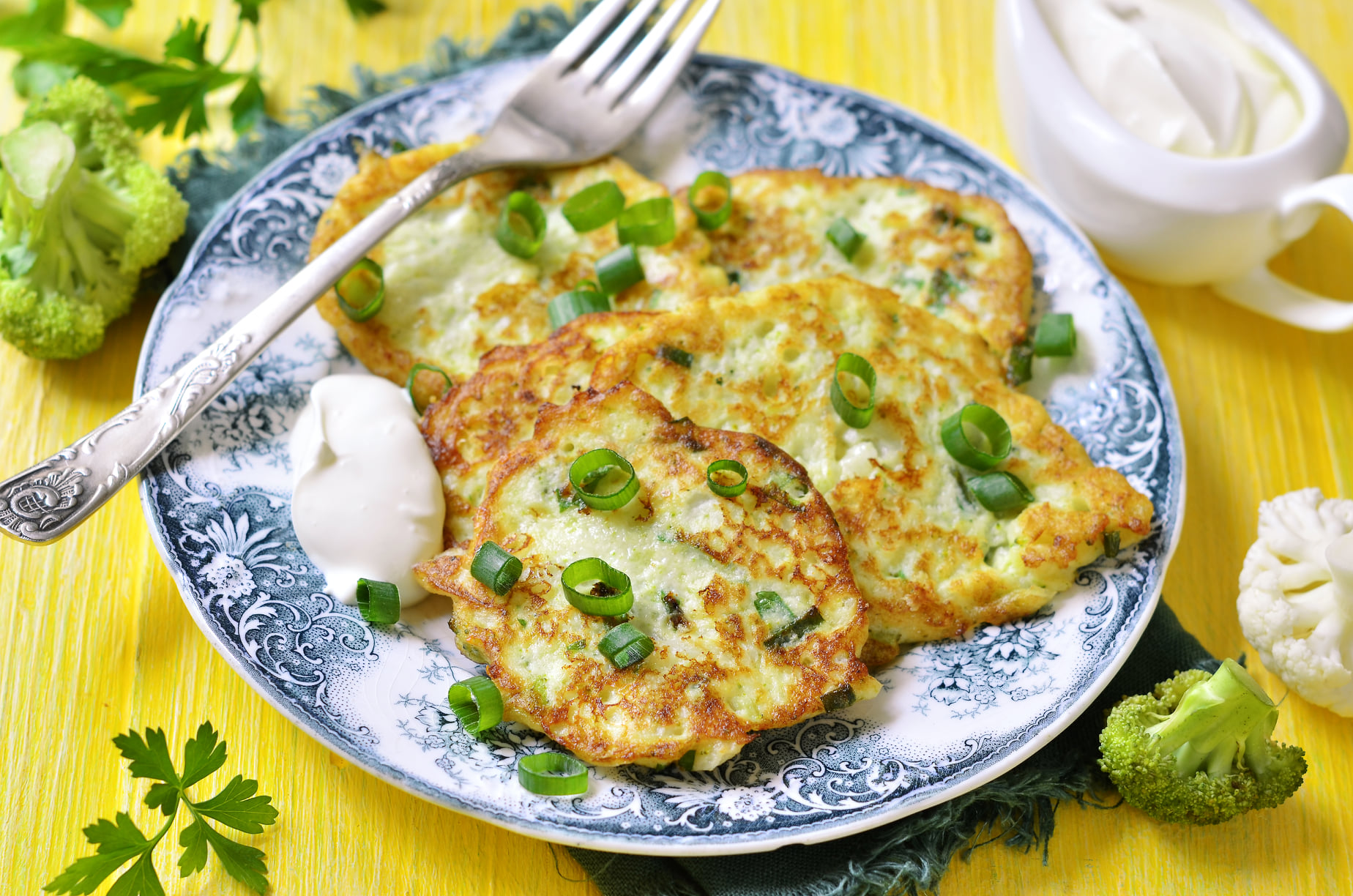 Healthy And Kid Friendly Broccoli Pancakes Recipe - Travel and Food Network