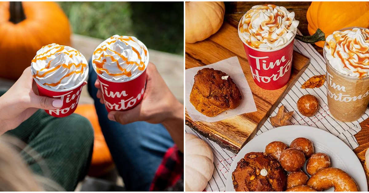 Tim Hortons' Fall Menu Just Dropped & There's Pumpkin Spice Everything