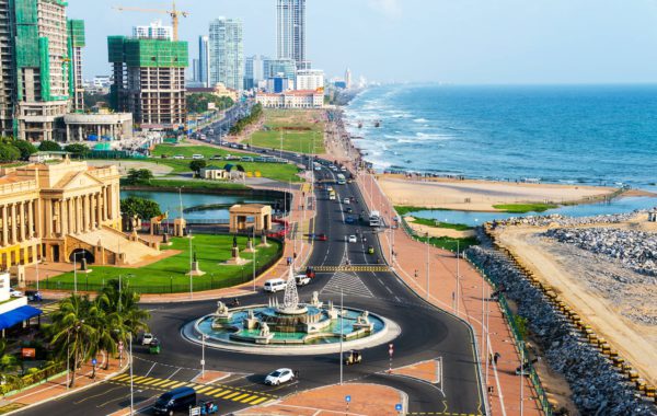 Aerial view of Colombo