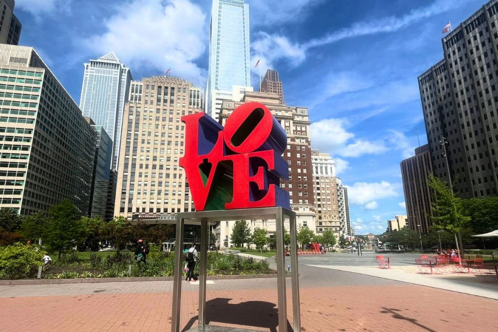 Love Park. Photo: Ritika Basu for Travel and Food Network