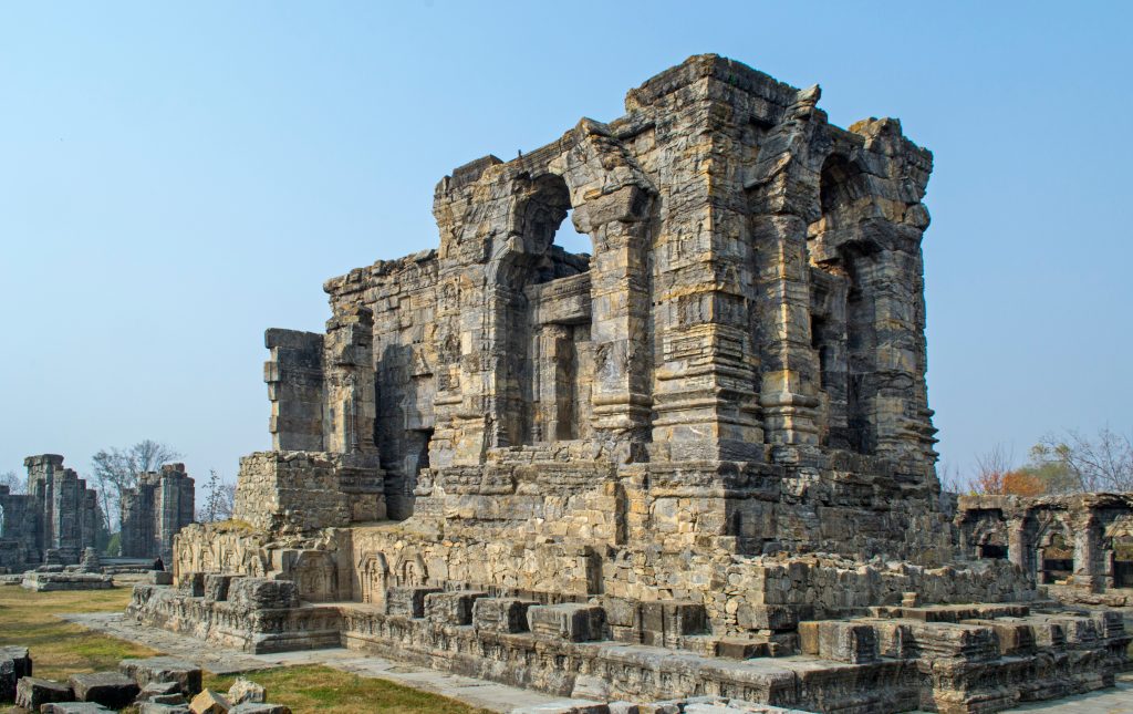 The Ancient Martand Sun Temple in Anantnag, Jammu and Kashmir