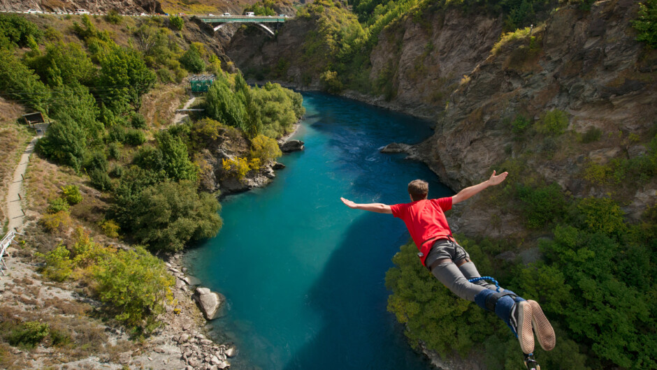 Bungee Jumping from the Kawarau Bridge